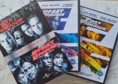 Mint Disc Fast And Furious Double DVD Film Box Set - Image 1 of 3