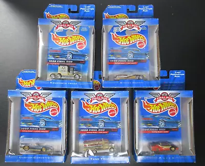 Lot of 5 Hot Wheels 1999 Final Run Kenworth Alien Corvette Beast Tank Truck (b) - Image 1 of 4