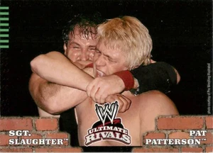 SGT. SLAUGHTER / PAT PATTERSON 2008 Topps WWE ULTIMATE RIVALS #88 - Picture 1 of 2