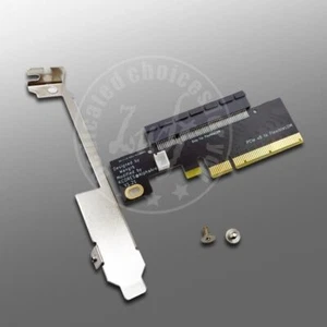 PCIE X8 to HP FlexibleLOM Quad GbE Ethernet 331FLR 366 530 544 561 FLR CX3 ALOM - Photo 1/5