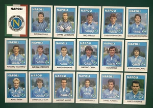 LOTTO DI 18 FIGURINE CALCIATORI CALCIO FLASH 93 1992-93 NAPOLI NUOVE - Afbeelding 1 van 1