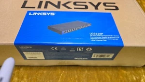 Linksys LGS116P 16-Port Desktop Gigabit Ethernet PoE+ Switch – New Sealed - Picture 1 of 7