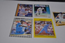 George Brett fleer baseball card 1989-1990-1991-1992-1993 lot of 5 hof mlb