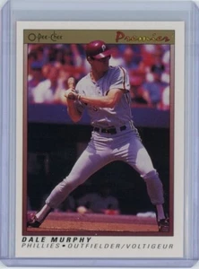 DALE MURPHY 1991 O-Pee-Chee Premier Base Card #85 Phillies Braves - Picture 1 of 1