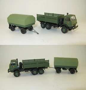 KamAZ 4310 Pianale con rimorchio a 2 assi HL 50.02 NVA - 1:87 H0 - Foto 1 di 2