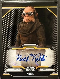 2021 TOPPS STAR WARS BOUNTY HUNTERS NICK NOLTE 1/1 AUTO KUILL