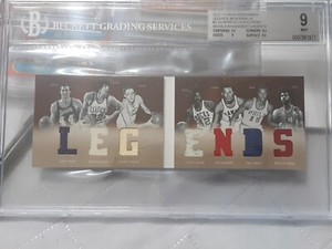 2012-13 Panini Preferred Legends Booklet Card /10 Jerry West/ Kevin Mchale