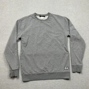 The Hundreds Sweater Mens Medium Gray Crewneck Pullover Sweatshirt Thumbholes * - Picture 1 of 10