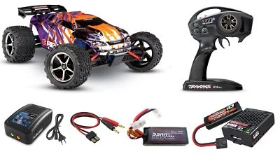 Traxxas 71076-8 E-Revo VXL 1/16 Brushless TSM RTR Per Esperti Viola - Immagine 1 di 4