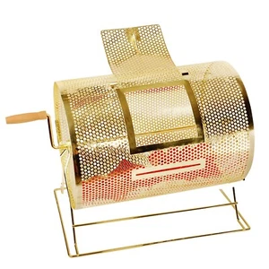 GSE Jumbo Brass Raffle Ticket Drum. Lottery Cage Holds 15000 Tickets/500 Balls - Picture 1 of 6