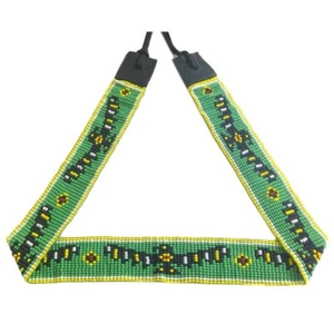 Fascia cappello con perline semi occidentali adatta fascia cappello cowboy sud ovest multicolore - Foto 1 di 2