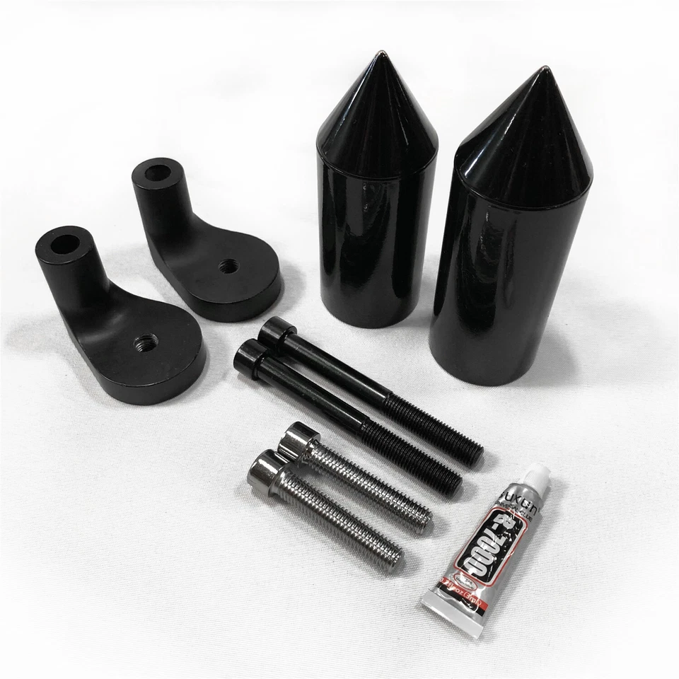 Protector deslizante de marco de clavos negro para Kawasaki ZRX 1100 99-00 ZRX 1200R 01-05 Foto 1 de 2