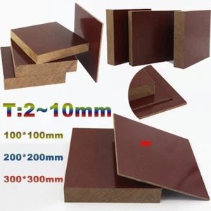Brown Bakelite Plate Phenolic Resin Sheet CNC Insulation Electrical Board 2~10mm - Picture 1 of 21