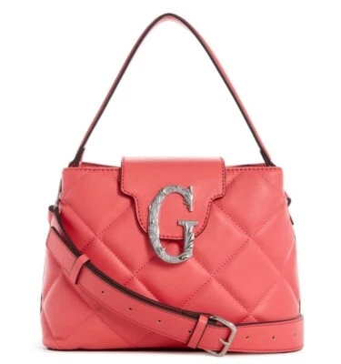 NUEVO ADIVINAR Mujer Logo Rosa Acolchado Pequeño Cartera Bandolera Hobo Bolso de Mano Cartera Foto 1 de 3
