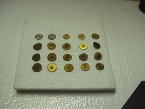 18 Used Brass Pocket Watch Gears with Arbors Steampunk Altered Art parts #33 - Picture 1 of 5