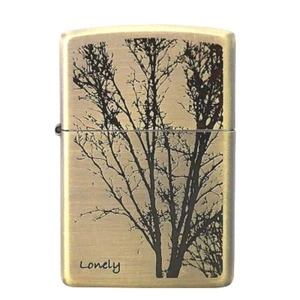Zippo Lonely BRVL Lighter Genuine Original Packing 6 Flints set GIFT - Picture 1 of 12
