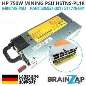 HP HSTNS-PL18 - 750W - Mining PSU Netzteil Power Supply 506821-001 / 511778-001 - Bild 1 von 6