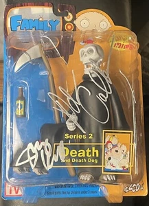 Adam Carolla Jimmy Kimmel Signed Family Guy Death Figure Beckett COA - Picture 1 of 10
