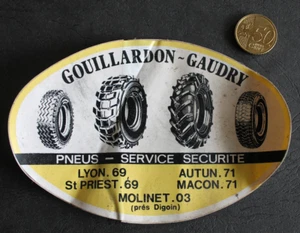 Autocollant/Sticker - GOUILLARDON -GAUDRY - Pneus Service Sécurité - MOLINET - Picture 1 of 2