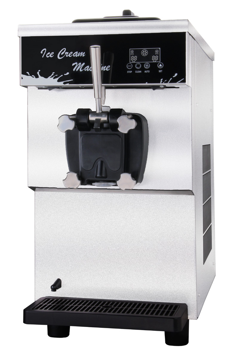 LED Display Ice Cream Maker Commercial Ice Cream Maker 16-24L/H - 1400W ...
