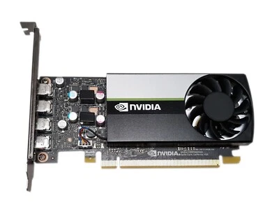 DELL Nvidia T600 4GB GDDR6 128BIT PCI-e x16 4xmini-DP VV8T3 0VV8T3 - Image 1 of 4