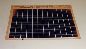 Catalogo Parti Microfich Per Scania Camion ABS Bosch Stand 03/1989 - Foto 1 di 1