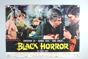 BLACK HORROR- Extremely Rare Cult- 1969 Italian Movie Poster- 18x26" A18-5-25 - Picture 1 of 9