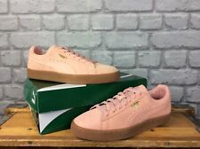 PUMA LADIES SUEDE GUM SOLE PALE PINK TRAINERS RRP£65 MANY SIZES EP SPRING SUMMER