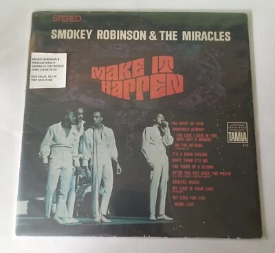 Smokey Robinson & The Miracles Make It Happen Lp 1967 Reissue Sonic Clean VG/G+ - Image 1 of 4