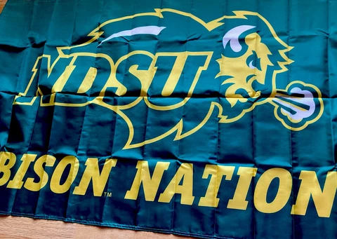 North Dakota State Bison Bison Nation Flag Large 3x5 Cover