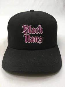 Black Haus Blackberry Hat Schnapps K Products Snapback - Made In USA VINTAGE - Picture 1 of 11