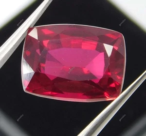 Cushion Shape Certified 10.65 Ct Natural Red Ruby Loose Gemstone - Picture 1 of 7