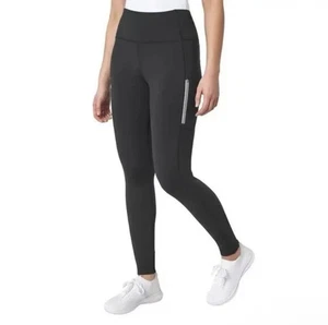 Mondetta Damen High Waist Active Legging, schwarz, mit Reißverschlusstaschen, neu mit Etikett - Bild 1 von 14