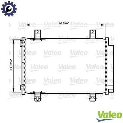 CONDENSER AIR CONDITIONING 814219 FOR SUZUKI VAUXHALL AGILA/Mk/II OPEL 3cyl 1.2L - Image 1 of 4