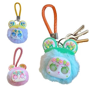 Plush Keychain Pendants Soft Cozy Bag Charm Lightweight Backpack Accessory - Foto 1 di 9