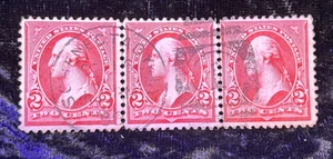 Raro francobollo George Washington 2 centesimi rosso USA da collezione - Foto 1 di 9