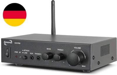 Dynavox Mini-Verstärker CS-PA8, Stereo Digital-Verstärker, Schraubbare Anschluss - Bild 1 von 4