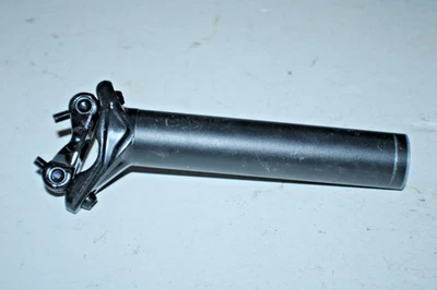 Tubo de asiento de tija de sillín de bicicleta Trek Bontrager 180/31,8 mm 15 mm desplazado negro MTB grava ~ Foto 1 de 4