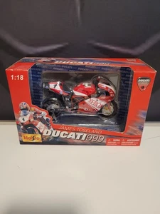 Maisto 1:18 Ducati Corse Ducati 999 James Toseland Diecast 2005 - Picture 1 of 4