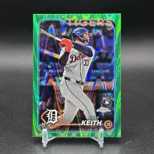 2024 Topps Chrome Colt Keith Tigers #2 Green Raywave Refractor #’d/99 RC 🔥 - Imagen 1 de 2