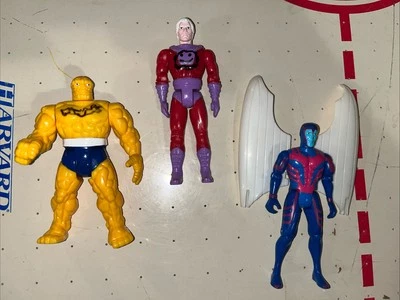 Figura Arcángel Marvel X-Men de Colección Años 90 Con Ala,, Pulver Punch & Magneto Foto 1 de 4