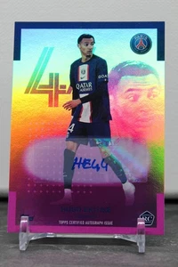 Topps Paris Saint German 2023 Pink RC Hugo Ekitike No.13 Liverpool FC /99 Auto - Picture 1 of 2