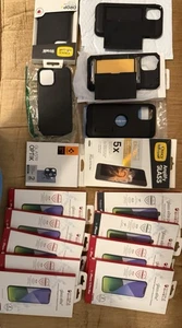 iPhone 12 Pro Max 5 cases 10 screen & 2 lens protectors Spigen Otterbox VRS ZAGG - Picture 1 of 13