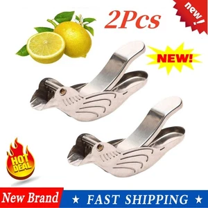 2PC Steel Lemon Squeezer Bird Shape Lemon Juicer Lime -Squeezer Ma- AU - Picture 1 of 20