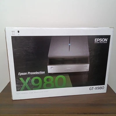 EPSON GT-X980 V850 Pro Film Photo Scanner High Resolution Flatbed NEW - Image 1 of 4