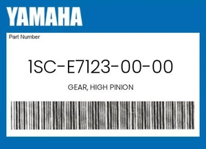 Engranaje genuino Yamaha, piñón alto - 1Sc-E7123-00-00 - Imagen 1 de 4
