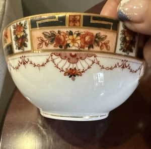 ANTIQUE Carl Tielsch C.T. ALTWASSER SILESIA PORCELAIN CEREAL SOUP BOWL Germany - Picture 1 of 7