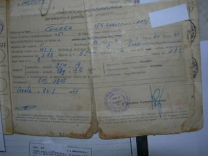 Gilera Jubilee 175-1961 Radiated Office Booklet & Complementary NO PLATE - Picture 1 of 2