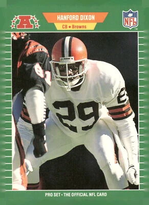 1989 Pro Set #75 Hanford Dixon Cleveland Browns Football Card - Image 1 of 2