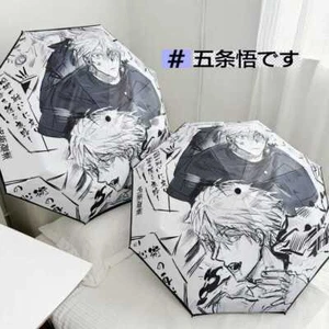 Jujutsu Kaisen Satoru Gojo Protección Solar Plegable Automático Paraguas Portátil Regalo - Imagen 1 de 8